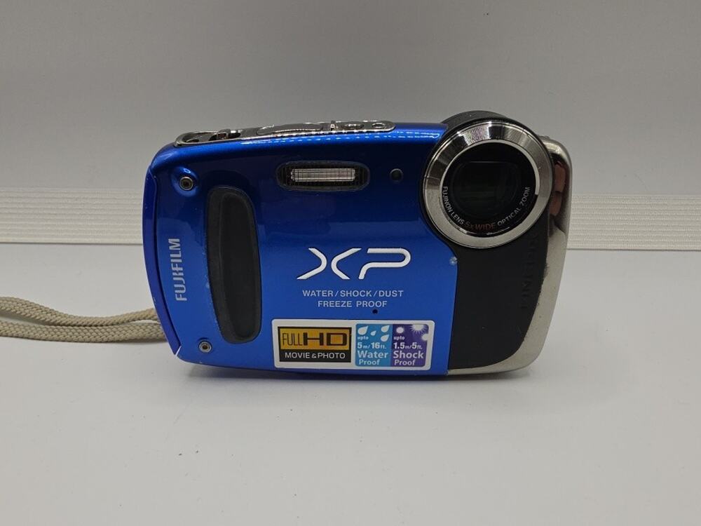 Fujifilm FinePix XP Series XP80 16.4MP Digital Camera - Blue- Used (No Charger)